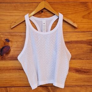 Lululemon NWOT Athletica White Mesh Swiftly Tech Racerback Tank Top 10